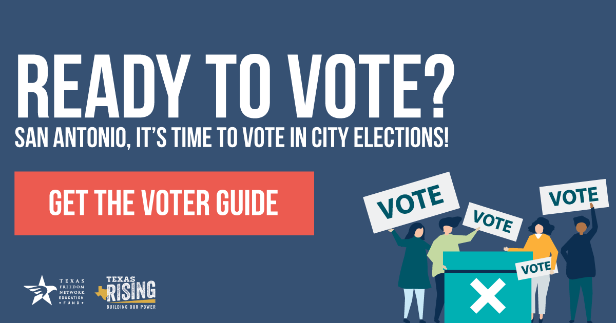 San Antonio, it's time to vote in city elections!