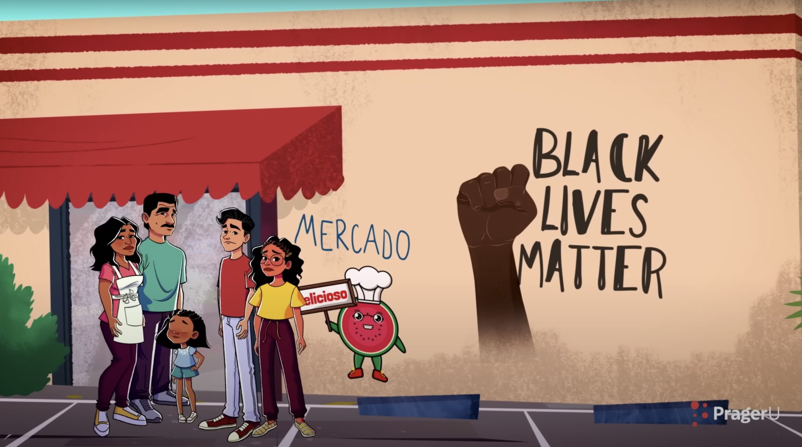 PragerU Kids Propaganda - Los Angeles: Mateo Backs the Blue